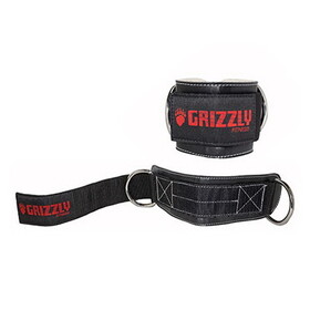Power Systems 10-4299 Grizzly Fitness Leather Ankle Strap, 3"