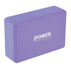 Power Systems 10-4669 Yoga Block, Purple, 3"