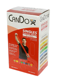 CanDo 10-5182 Cando Low Powder Exercise Band - Box Of 30, 5' Length - Red - Light
