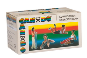 CanDo 10-5210 Cando Low Powder Exercise Band - 6 Yard Roll - Tan - Xx-Light
