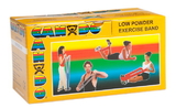 CanDo 10-5217 Cando Low Powder Exercise Band - 6 Yard Roll - Gold - Xxx-Heavy