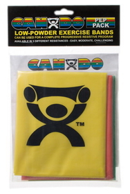 CanDo exercise band PEP pack
