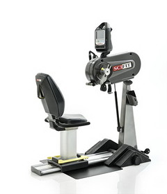 SciFit 10-6052 PRO1 Upper Body Exerciser, Adjustable Tilt Head and Cranks, Wheelchair Platform, 6" Taller Mast, Standard Seat