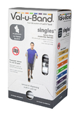 Val-u-Band 10-6176 Val-U-Band Resistance Bands, Pre-Cut Strip, 5', Mushroom-Level 6/7, Case Of 30, Latex-Free