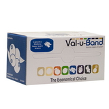 Val-u-Band 10-6214 Val-U-Band Resistance Bands, Dispenser Roll, 6 Yds., Blueberry-Level 4/7, Contains Latex