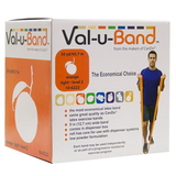 Val-u-Band 10-6222 Val-U-Band Resistance Bands, Dispenser Roll, 50 Yds., Orange-Level 2/7, Contains Latex
