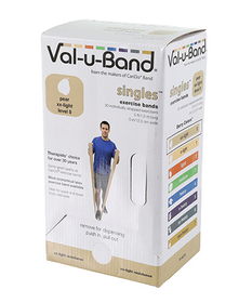 Val-u-Band exercise band, 5-foot strips, 30 piece dispenser