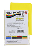 Sup-R Band 10-6301 Sup-R Band Latex Free Exercise Band - 5-Foot Singles, Yellow - X-Light