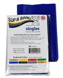 Sup-R Band 10-6304 Sup-R Band Latex Free Exercise Band - 5 Foot Singles, Blue - Heavy