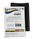 Sup-R Band 10-6305 Sup-R Band Latex Free Exercise Band - 5 Foot Singles, Black - X-Heavy