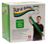Sup-R Band 10-6323 Sup-R Band Latex Free Exercise Band - 50 Yard Roll - Green - Medium