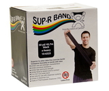 Sup-R Band 10-6325 Sup-R Band Latex Free Exercise Band - 50 Yard Roll - Black - X-Heavy