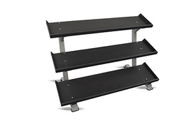 10-7139 Inflight Fitness, 69" 3-Tier Dumbbell Rack, Tray Style
