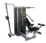 10-7158 Inflight Fitness, Vanguard Training System, Three Stacks, Four Stations, Cable Column Option, Full Shrouds