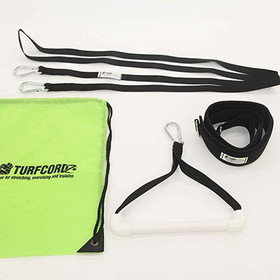 TurfCordz 10-7765 Tug-Of-War Strap with Chest Harness and Trainer's Handle