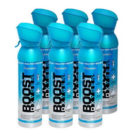 Boost Oxygen 11-2211-6 Boost Oxygen, Peppermint, Medium (5-Liter), Case of 6