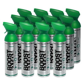 Boost Oxygen 11-2220-12 Boost Oxygen, Natural, Large (10-Liter), Case of 12