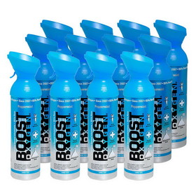 Boost Oxygen 11-2221-12 Boost Oxygen, Peppermint, Large (10-Liter), Case of 12