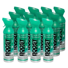 Boost Oxygen 11-2222-12 Boost Oxygen,  Menthol-Eucalyptus, Large (10-Liter), Case of 12