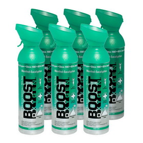 Boost Oxygen 11-2222-6 Boost Oxygen,  Menthol-Eucalyptus, Large (10-Liter), Case of 6