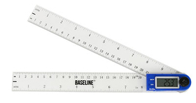 Baseline 12-1049 Baseline Digital Plastic 360 Degree 10 Inch Goniometer
