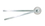 Baseline 12-1050 Baseline Metal Goniometer - 360 Degree Range - 14 Inch Legs, Price/Each