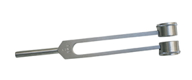 Tuning fork with weight