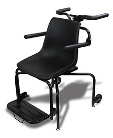 Detecto 12-2381 Chair Scale, Digital, 440 lb x .2 lb/ 200 kg x .1 kg, Non-Medical AC Adaptor