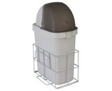 Detecto 12-2405 Waste Bin with Accessory Rail for Rescue Cart