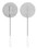 PALS 13-1116 PALS electrodes, clear poly back, 1.25" round, 40/case