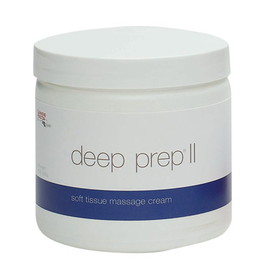 Fabrication Enterprises 13-3237 Deep Prep Massage Cream - II cream, 15 oz jar