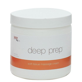 Fabrication Enterprises 13-3238 Deep Prep Massage Cream - cream, 15 oz jar