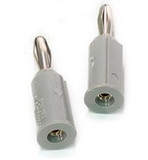 13-3299 Mettler Pin To Banana Adapter Plug, Grey - Set Of 4