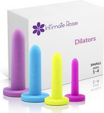 Intimate Rose, Silicone Dilators for Women and Men, Pack of 4