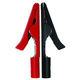 Alligator Clips, Pair (one red and one black)