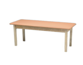Wooden upholstered treatment table