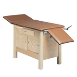 Generic 15-1073 Wooden Exam Table - Enclosures, Upholstered, 72