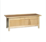 Generic 15-1082 Wooden Treatment Table - Enclosures, Raised Rim Top, 78