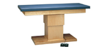 Generic 15-1221 Wooden Treatment Table - Electric Hi-Low, Shelves, Upholstered, 78