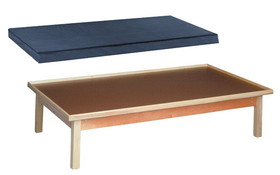 Generic 15-2123 Wooden Platform Table - 78" X 30" X 2", Mat Only