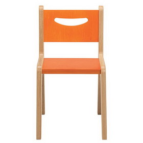 Whitney Brothers 15-2244 Plus, 14H, Orange Chair