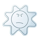 Whitney Brothers 15-2250 Angry Face Mirror