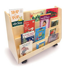 Whitney Brothers 15-2259 Deluxe Two Sided Mobile Book Display