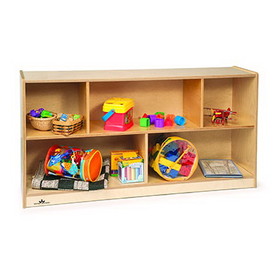 Whitney Brothers 15-2340 Basic Single Storage Shelf Cabinet, 24H