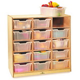 Whitney Brothers 15-2376 15 Tray Storage Cabinet