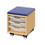 Whitney Brothers 15-2423 Teachers Rolling Stool With Trays