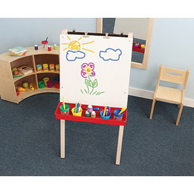 Whitney Brothers 15-2505 Adjustable Double Easel With Dry Erase Boards