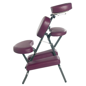 15-3730BUR Portable Massage Chair - Burgandy