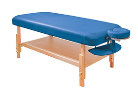 15-3740B Basic Stationary Massage Table Blue