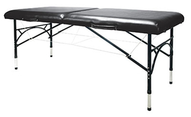 15-3742BLK Aluminum Massage Table Black